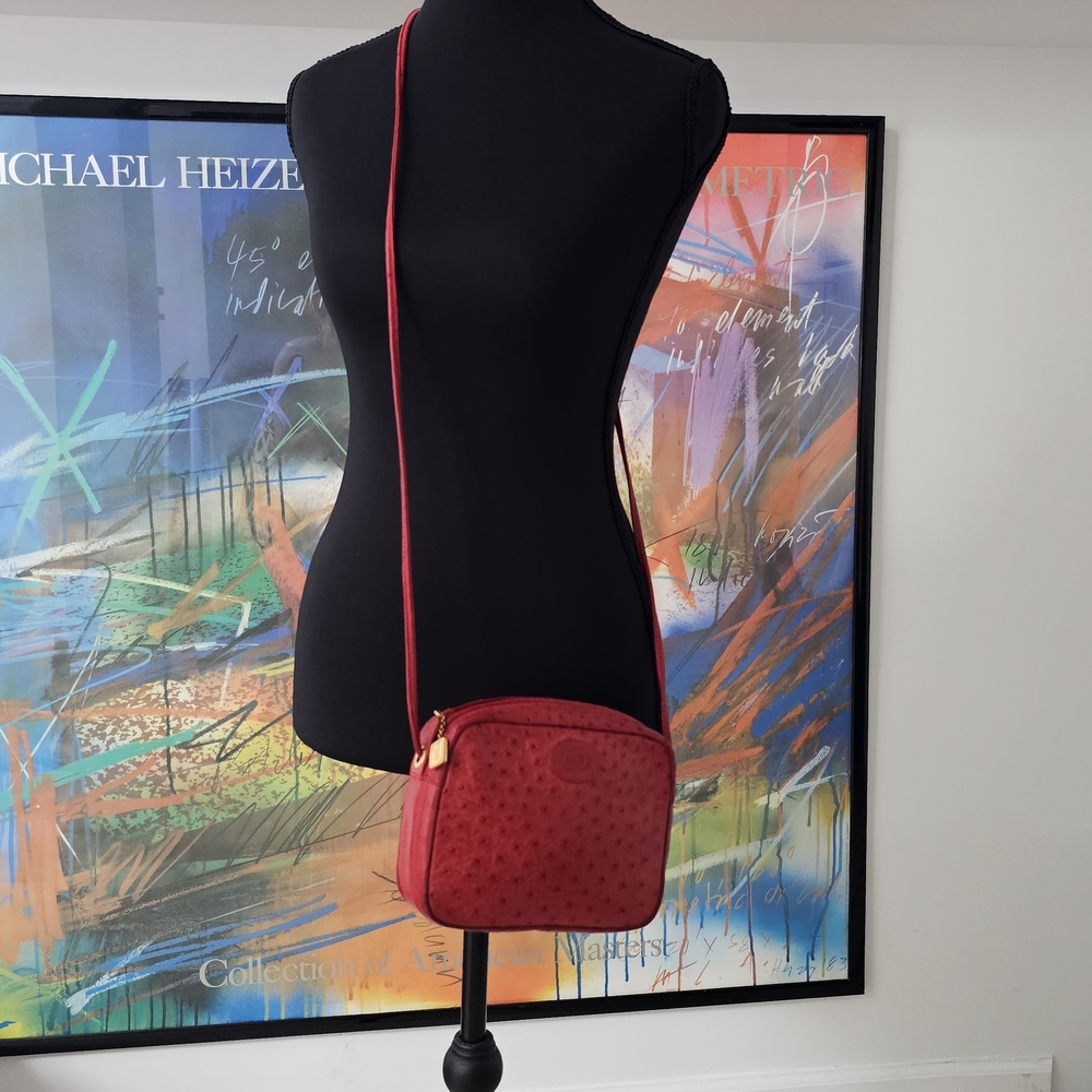Gucci Red Crossbody Bag with Vibrant Design